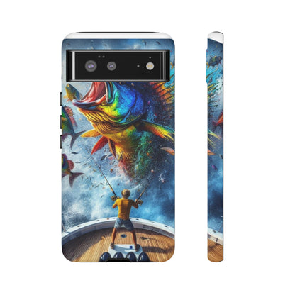 Vibrant Fishing Enthuiast Phone Tough Case