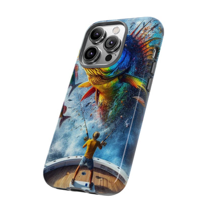 Vibrant Fishing Enthuiast Phone Tough Case