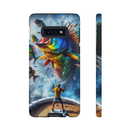 Vibrant Fishing Enthuiast Phone Tough Case