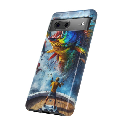 Vibrant Fishing Enthuiast Phone Tough Case