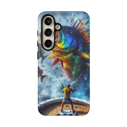 Vibrant Fishing Enthuiast Phone Tough Case