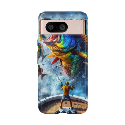 Vibrant Fishing Enthuiast Phone Tough Case