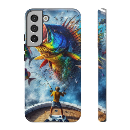 Vibrant Fishing Enthuiast Phone Tough Case