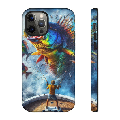 Vibrant Fishing Enthuiast Phone Tough Case