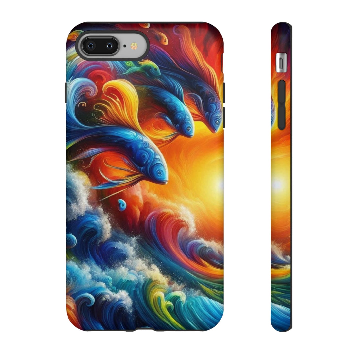 Vibrant Fishing Enthuiast Phone Tough Case