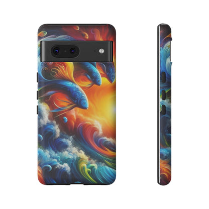 Vibrant Fishing Enthuiast Phone Tough Case