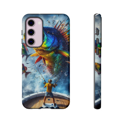 Vibrant Fishing Enthuiast Phone Tough Case