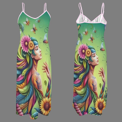 Earth Goddess Maxi Dress