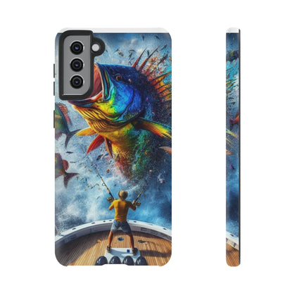 Vibrant Fishing Enthuiast Phone Tough Case