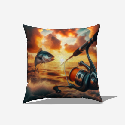 Nautical Theme Fishing & Boating Throw Pillow