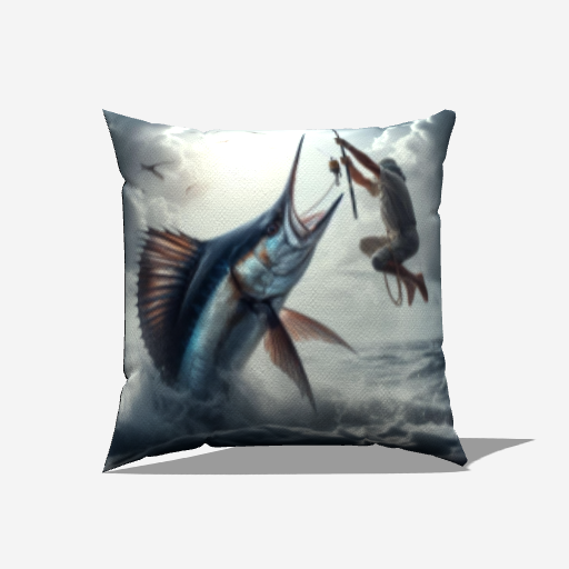 Nautical theme throw pillow