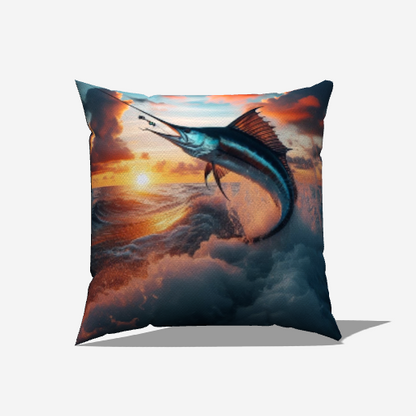 Sailfish Throw Pillow