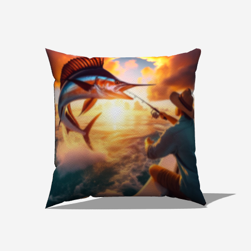 Reel Legend Fishing Throw Pillow