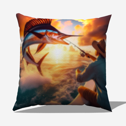 Reel Legend Fishing Throw Pillow