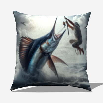 Nautical theme throw pillow