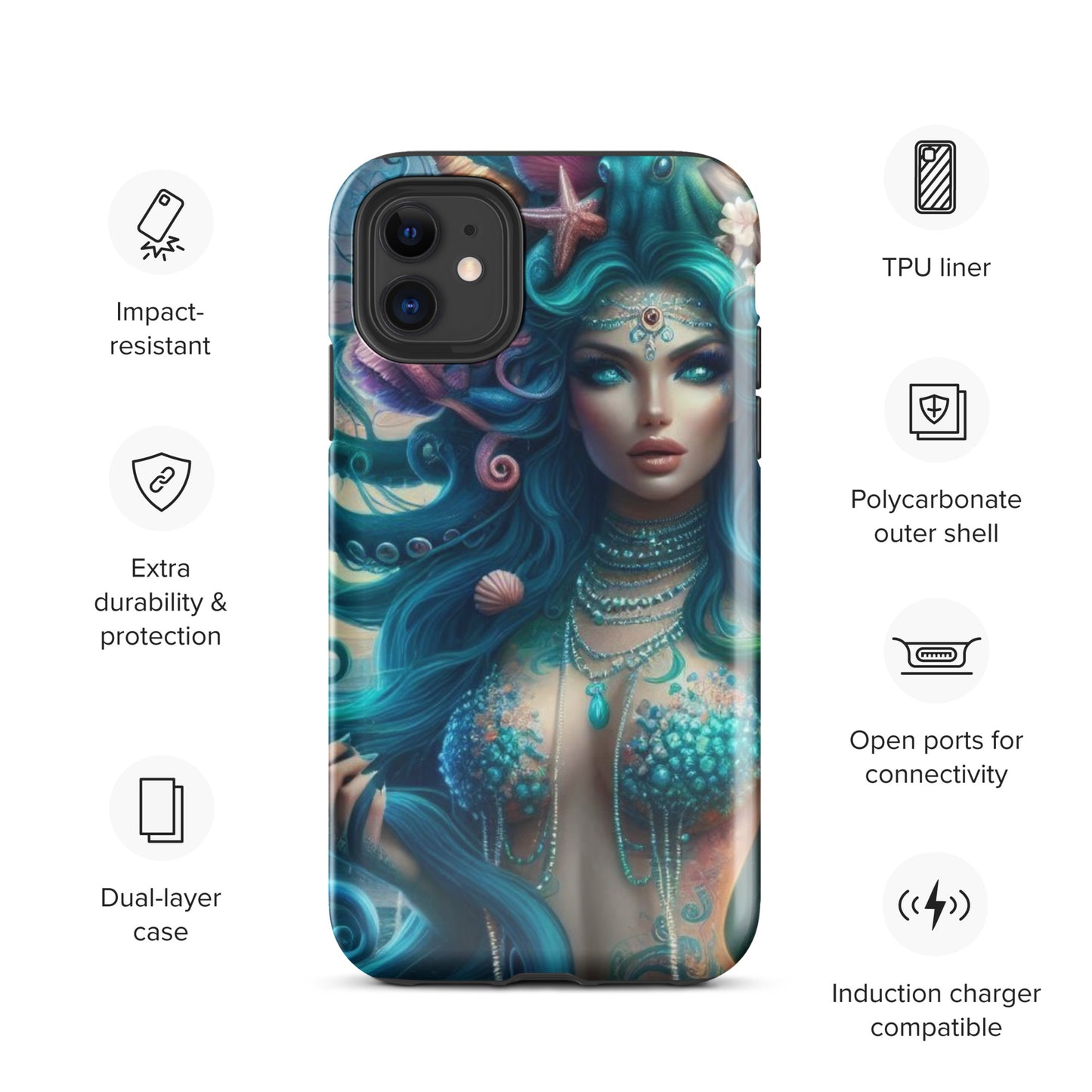 Ocean Goddess Tough Case for iPhone®