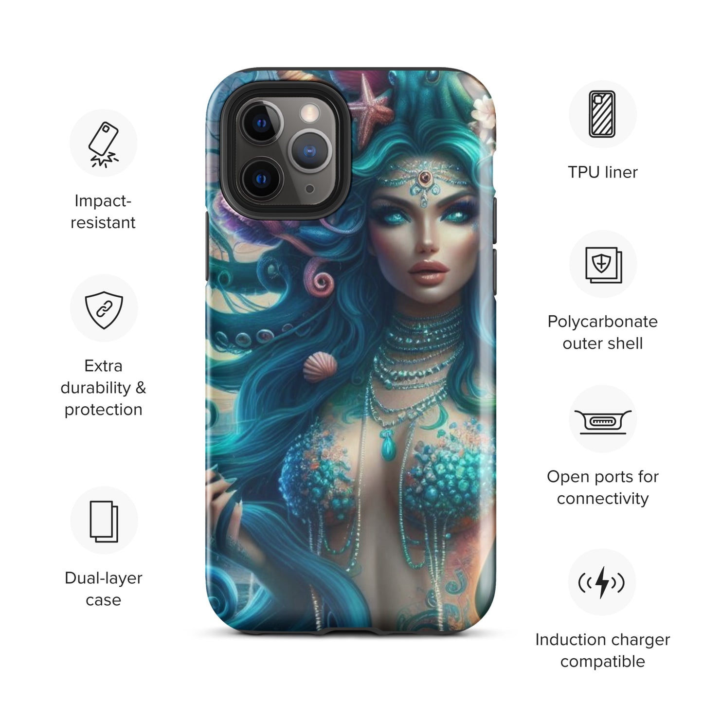 Ocean Goddess Tough Case for iPhone®