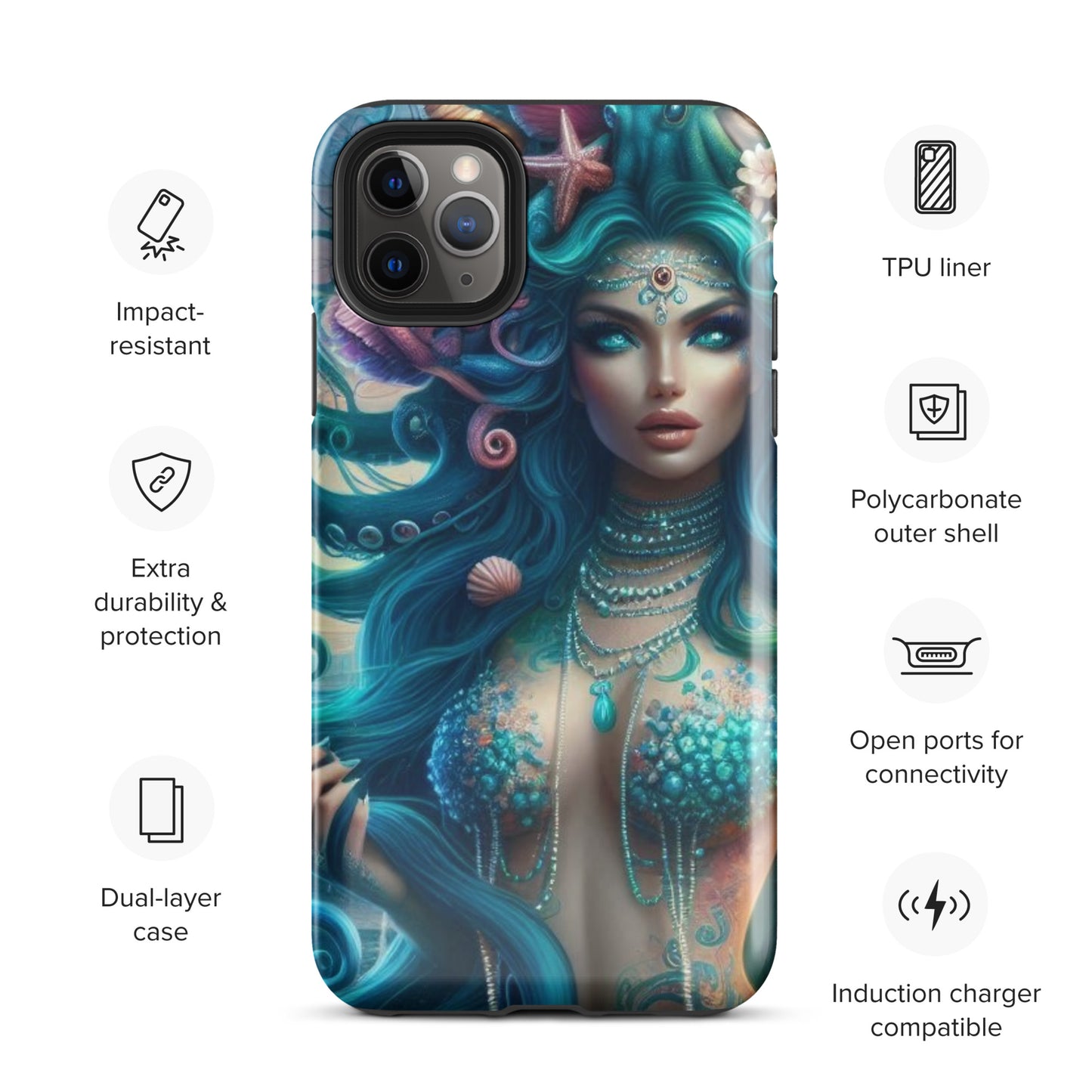 Ocean Goddess Tough Case for iPhone®