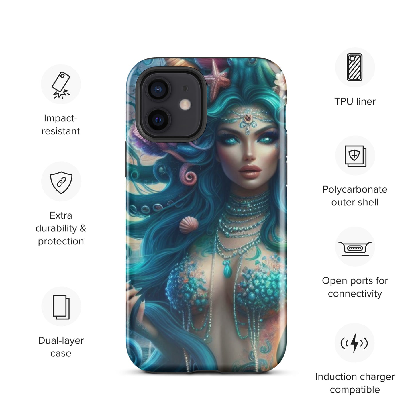 Ocean Goddess Tough Case for iPhone®