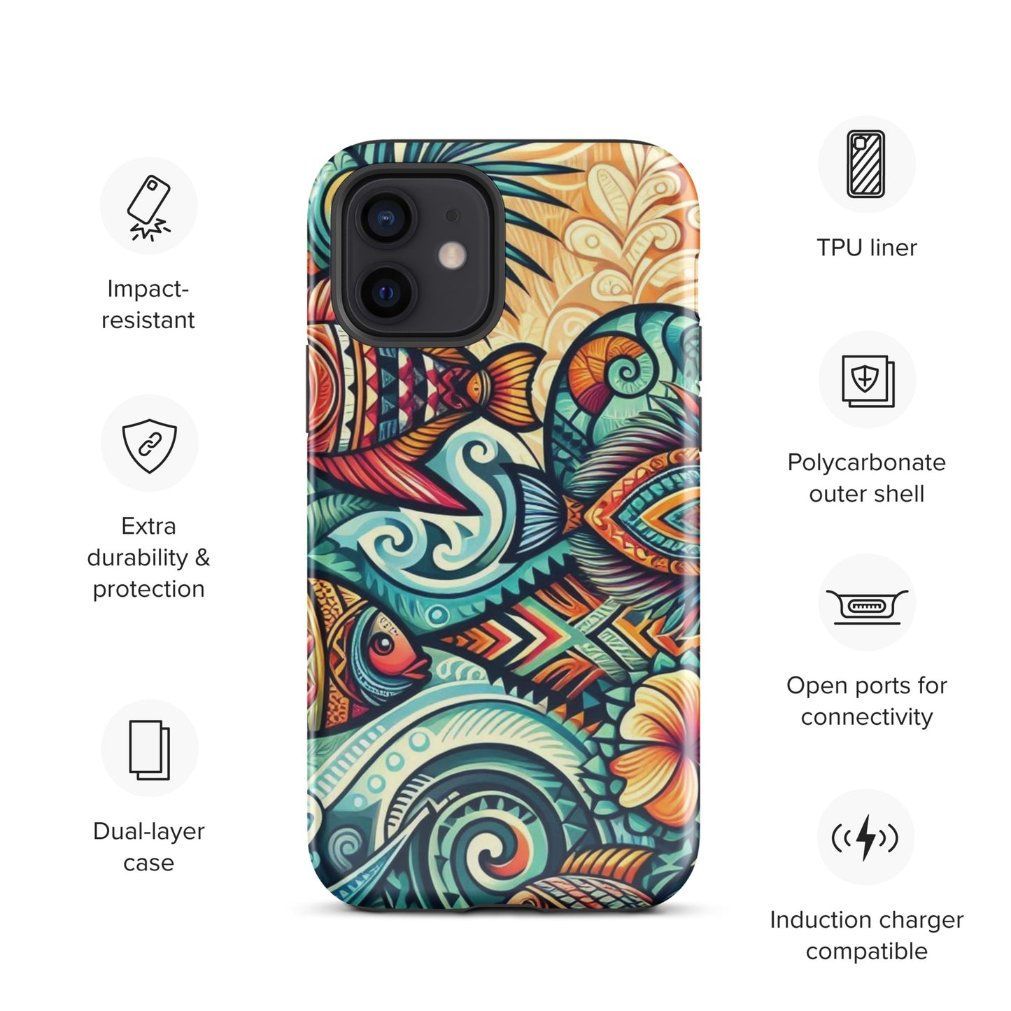 Tropical Fish Tough Case for iPhone®