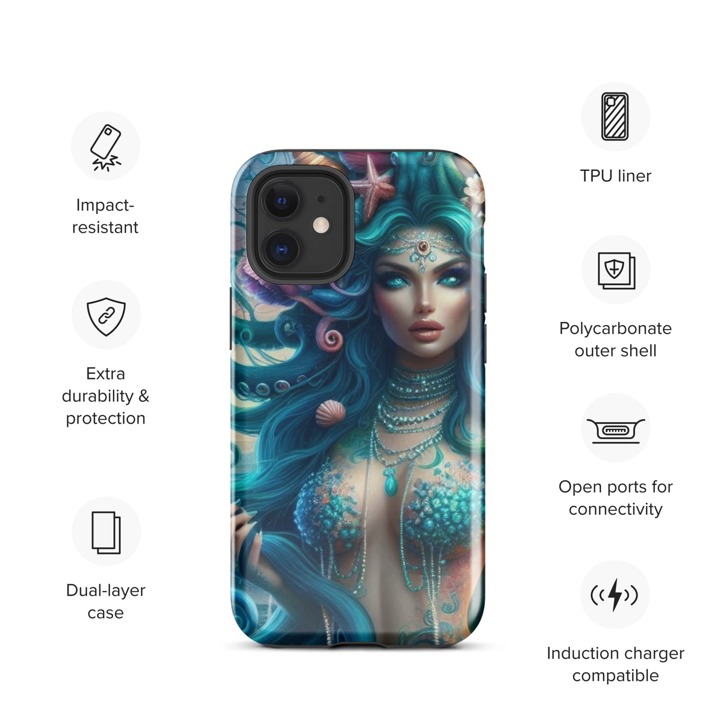 Ocean Goddess Tough Case for iPhone®