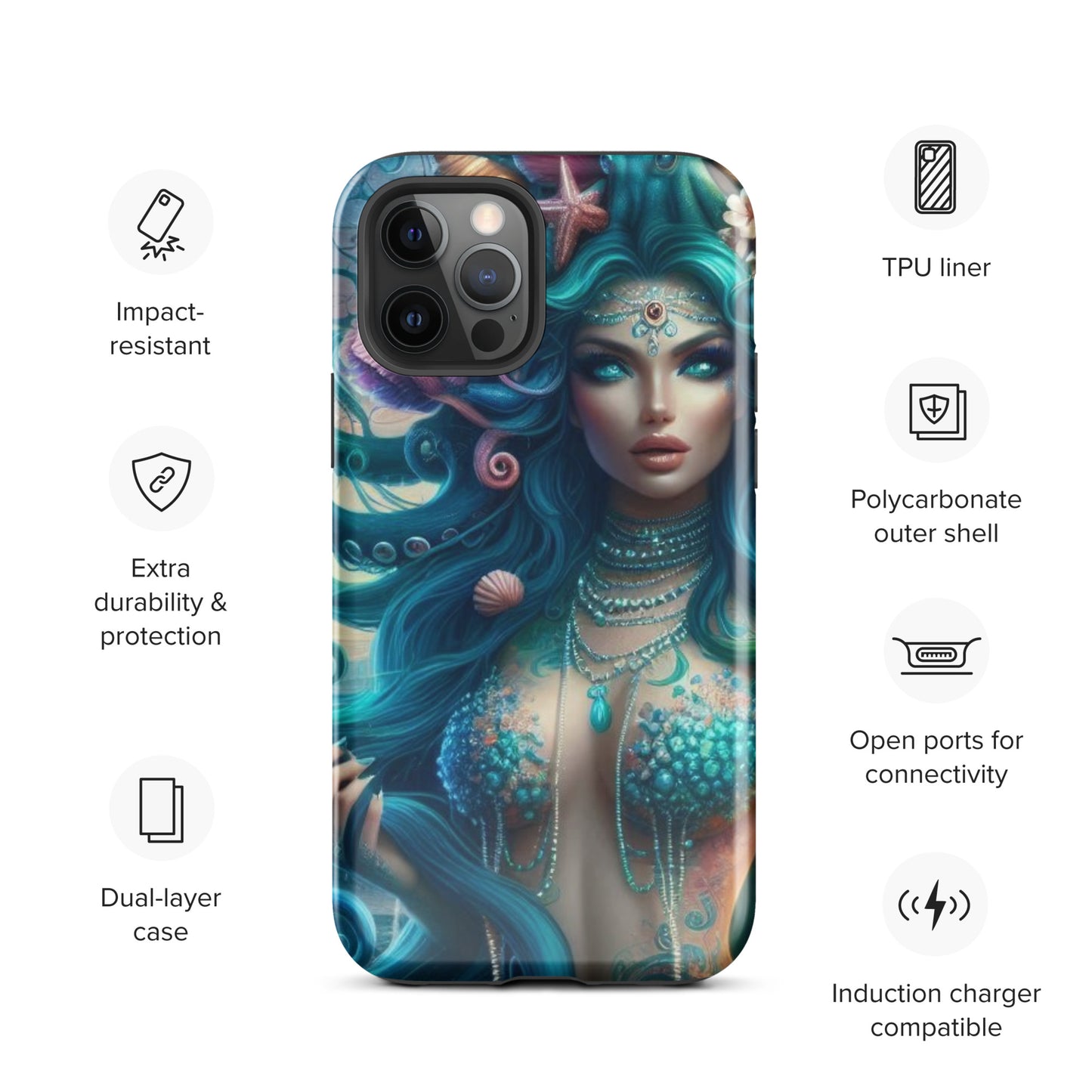 Ocean Goddess Tough Case for iPhone®