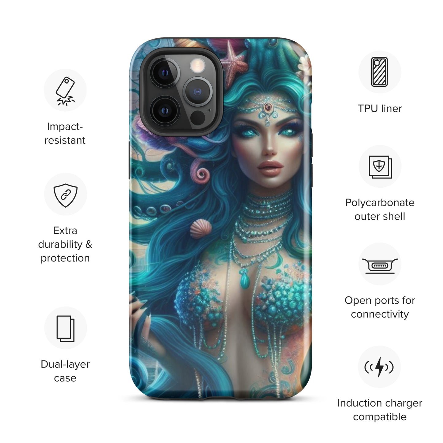 Ocean Goddess Tough Case for iPhone®