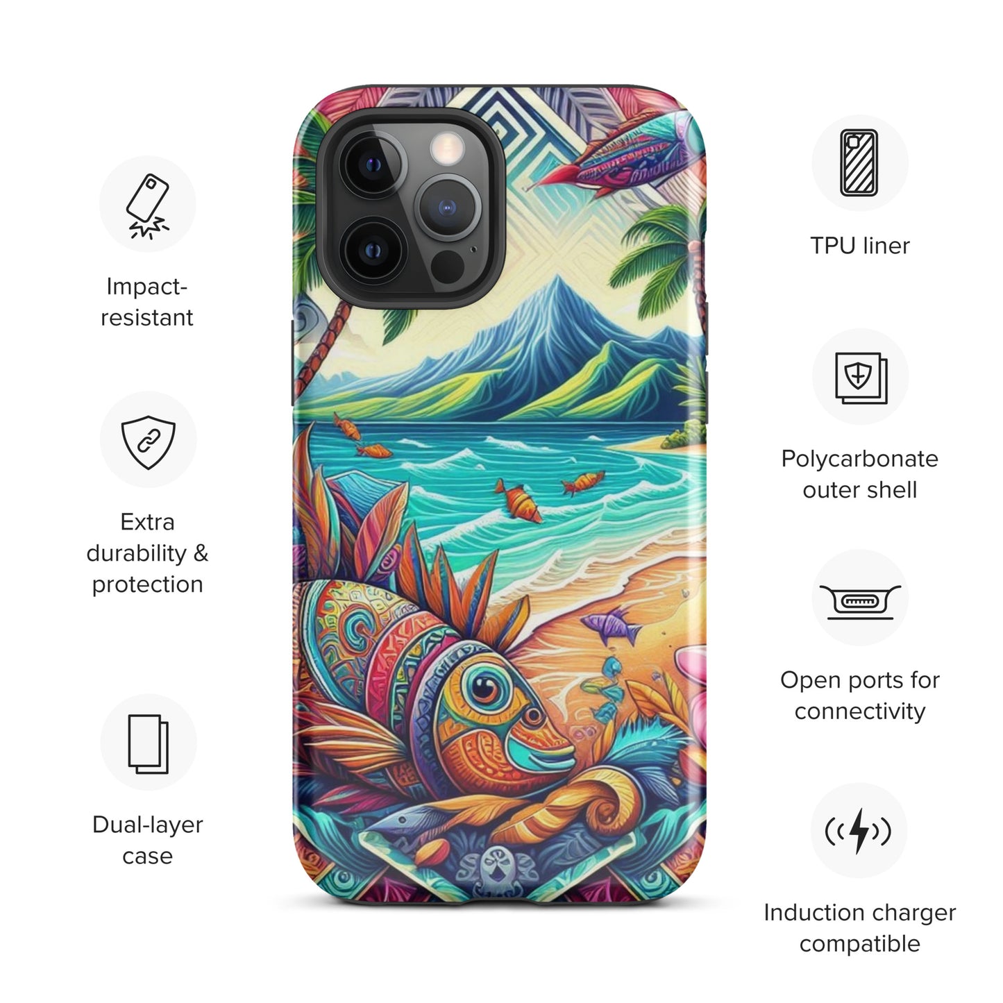 Tropical Fish Tough Case for iPhone®