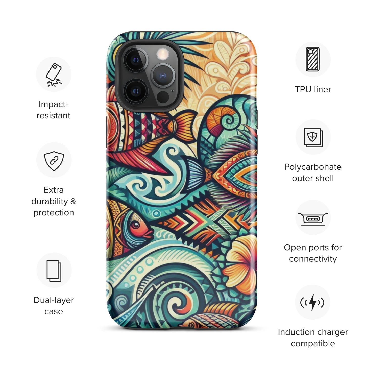 Tropical Fish Tough Case for iPhone®