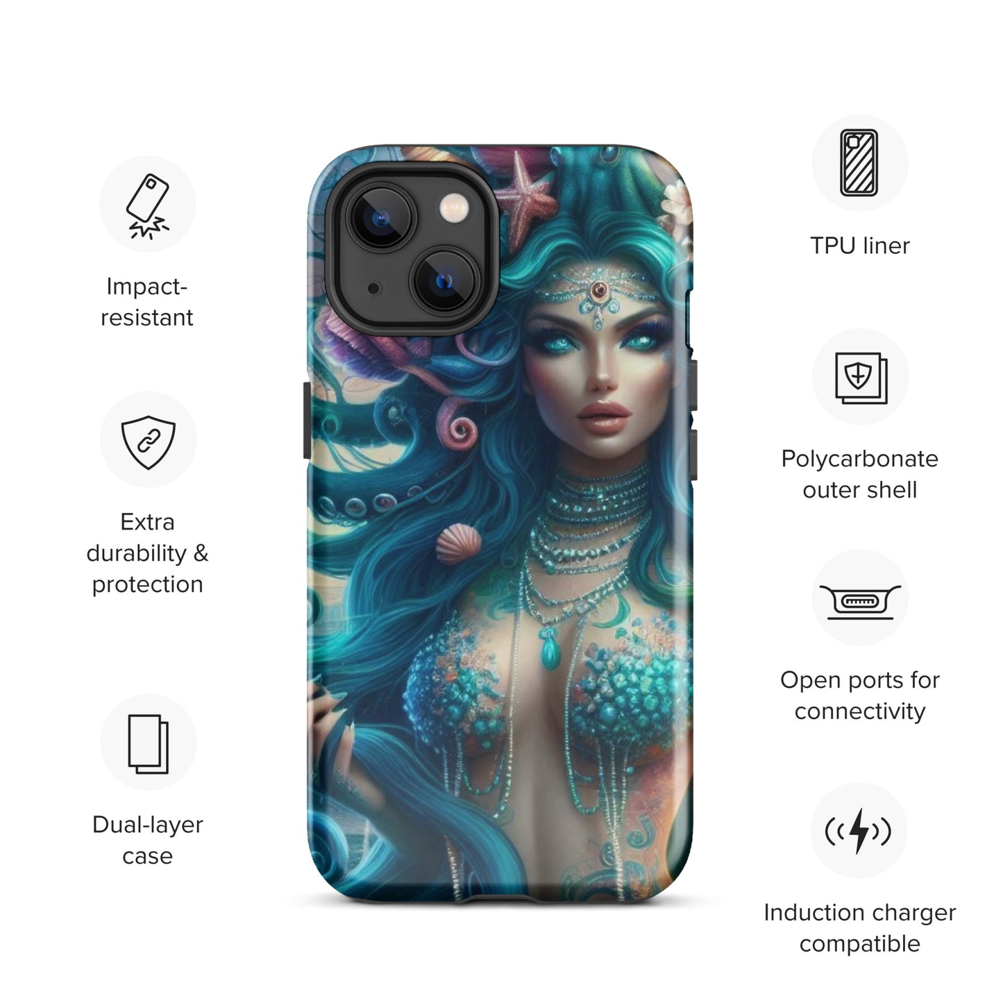 Ocean Goddess Tough Case for iPhone®