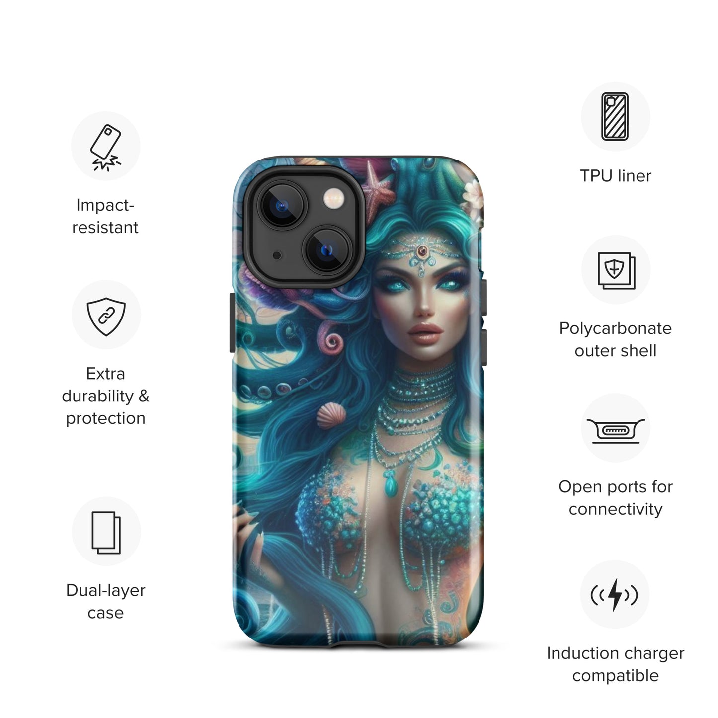 Ocean Goddess Tough Case for iPhone®