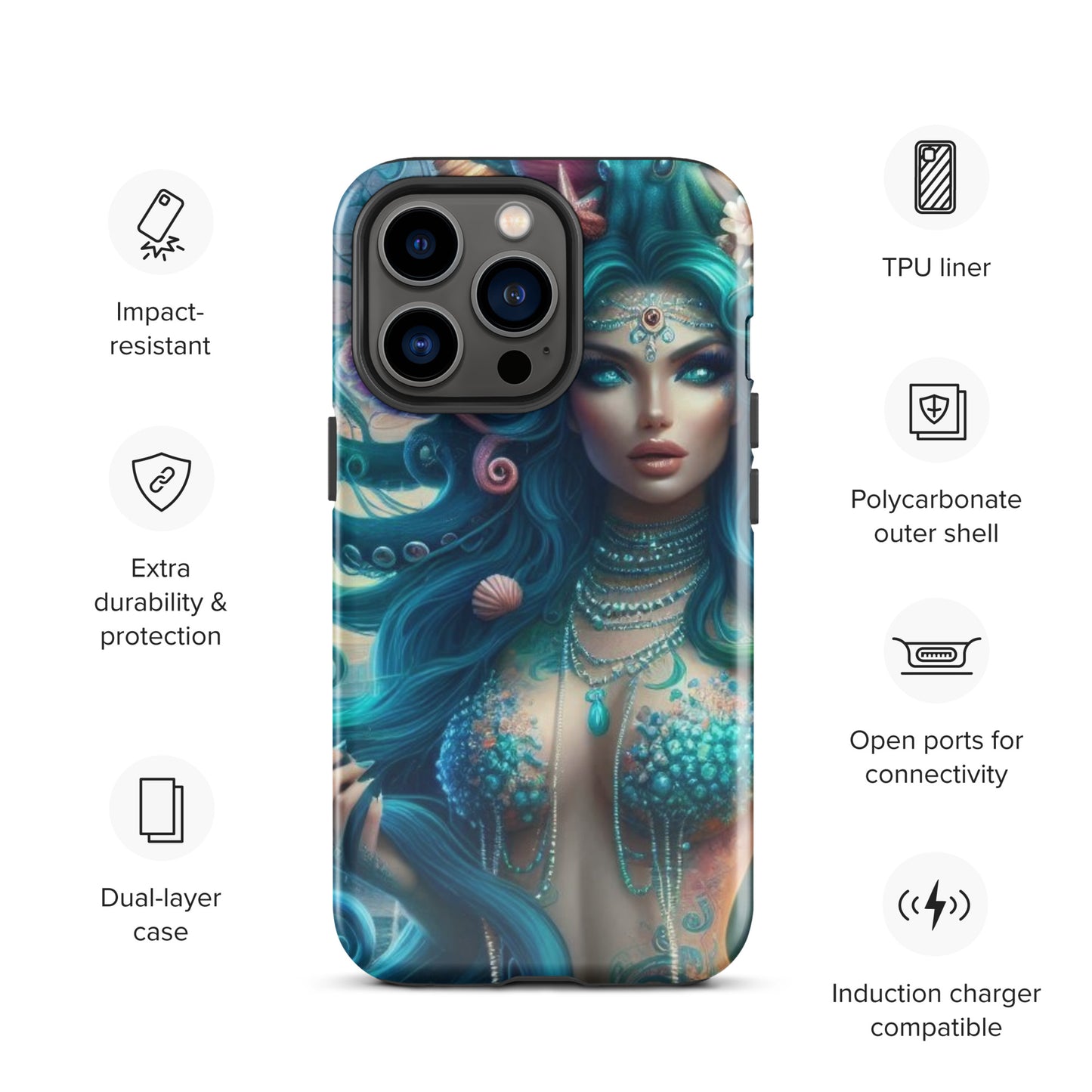 Ocean Goddess Tough Case for iPhone®