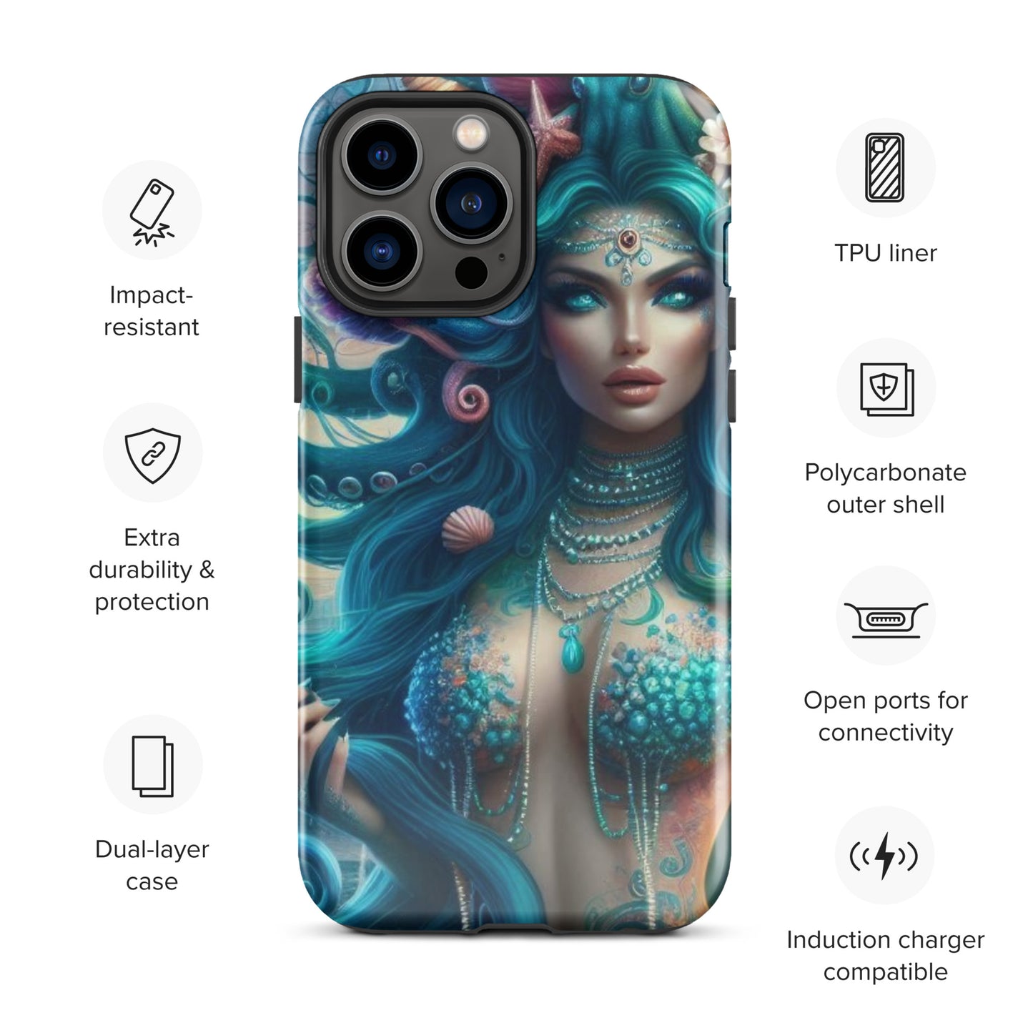 Ocean Goddess Tough Case for iPhone®