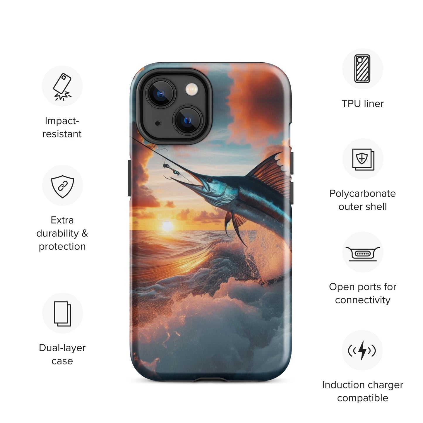 Fishing Fanatic Tough Case for iPhone®