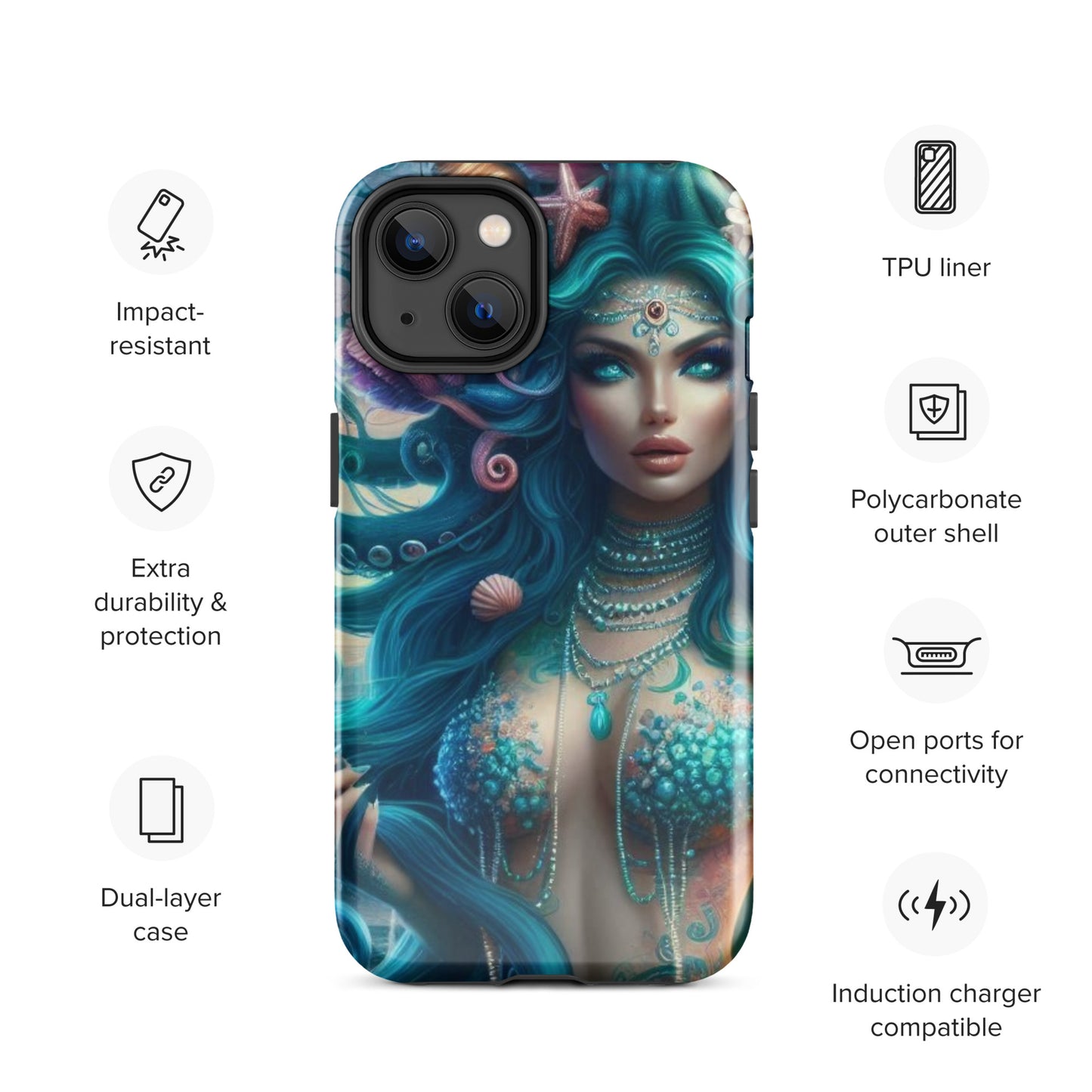 Ocean Goddess Tough Case for iPhone®