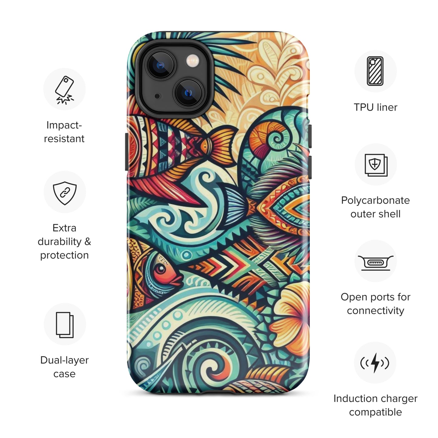 Tropical Fish Tough Case for iPhone®