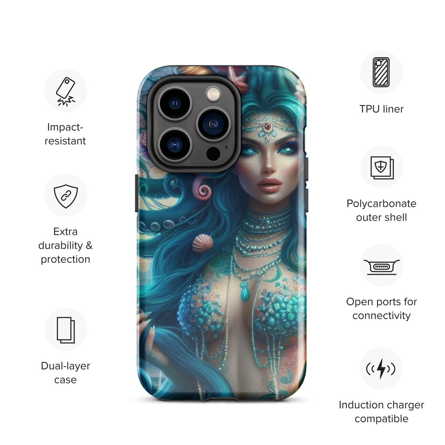 Ocean Goddess Tough Case for iPhone®