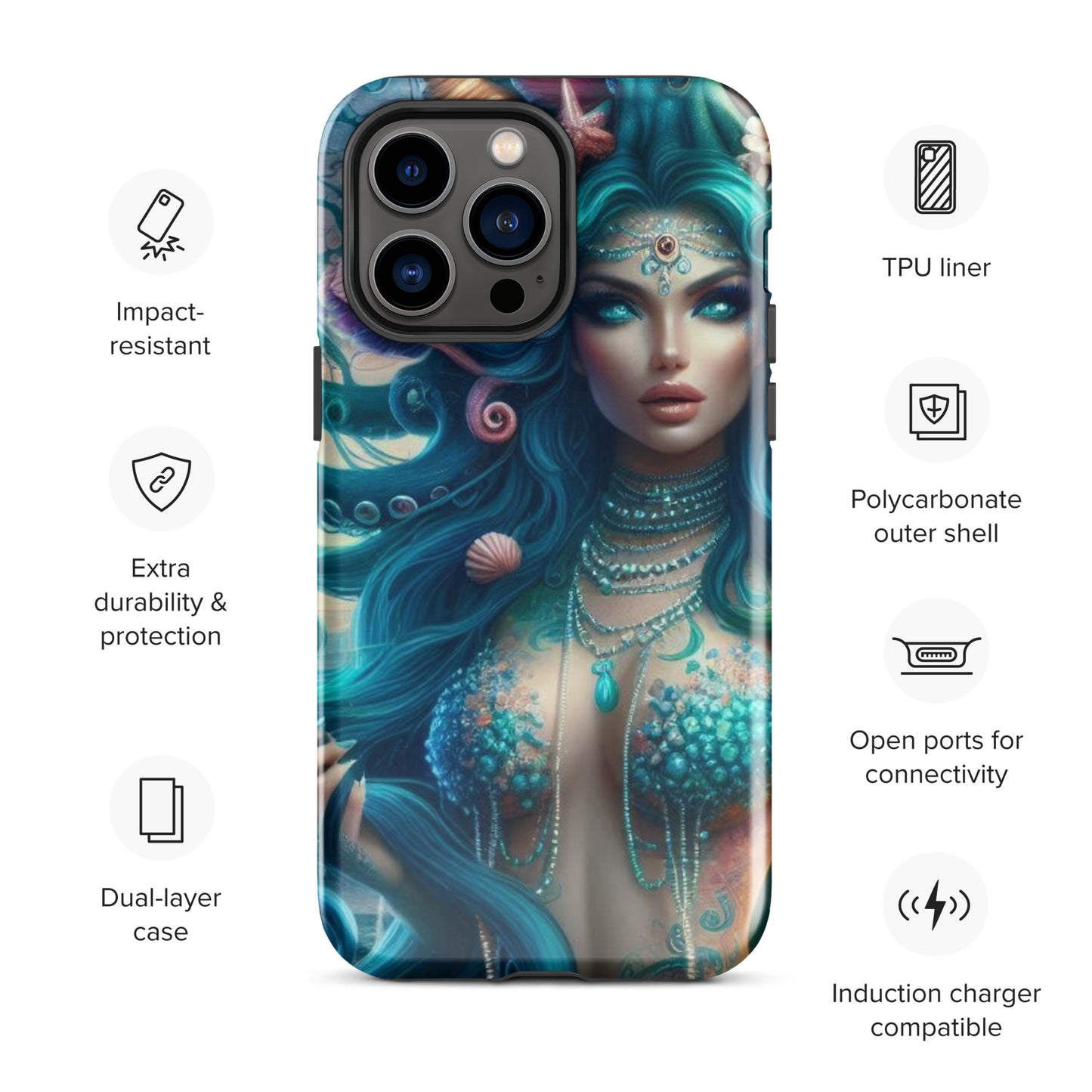 Ocean Goddess Tough Case for iPhone®