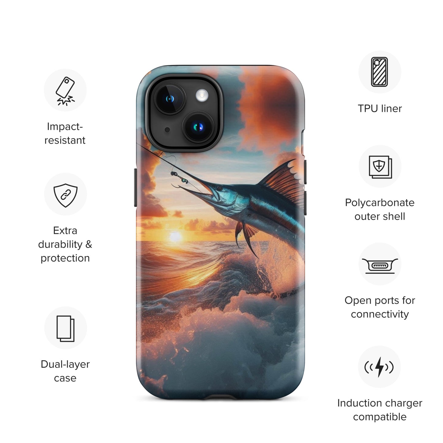 Fishing Fanatic Tough Case for iPhone®