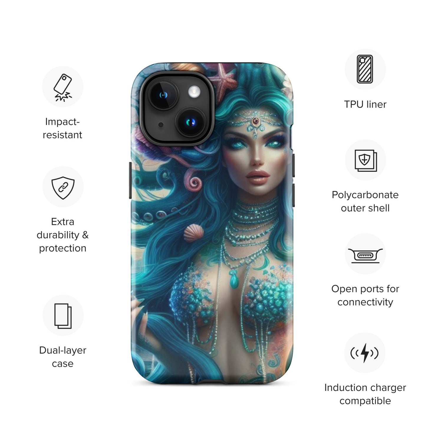 Ocean Goddess Tough Case for iPhone®