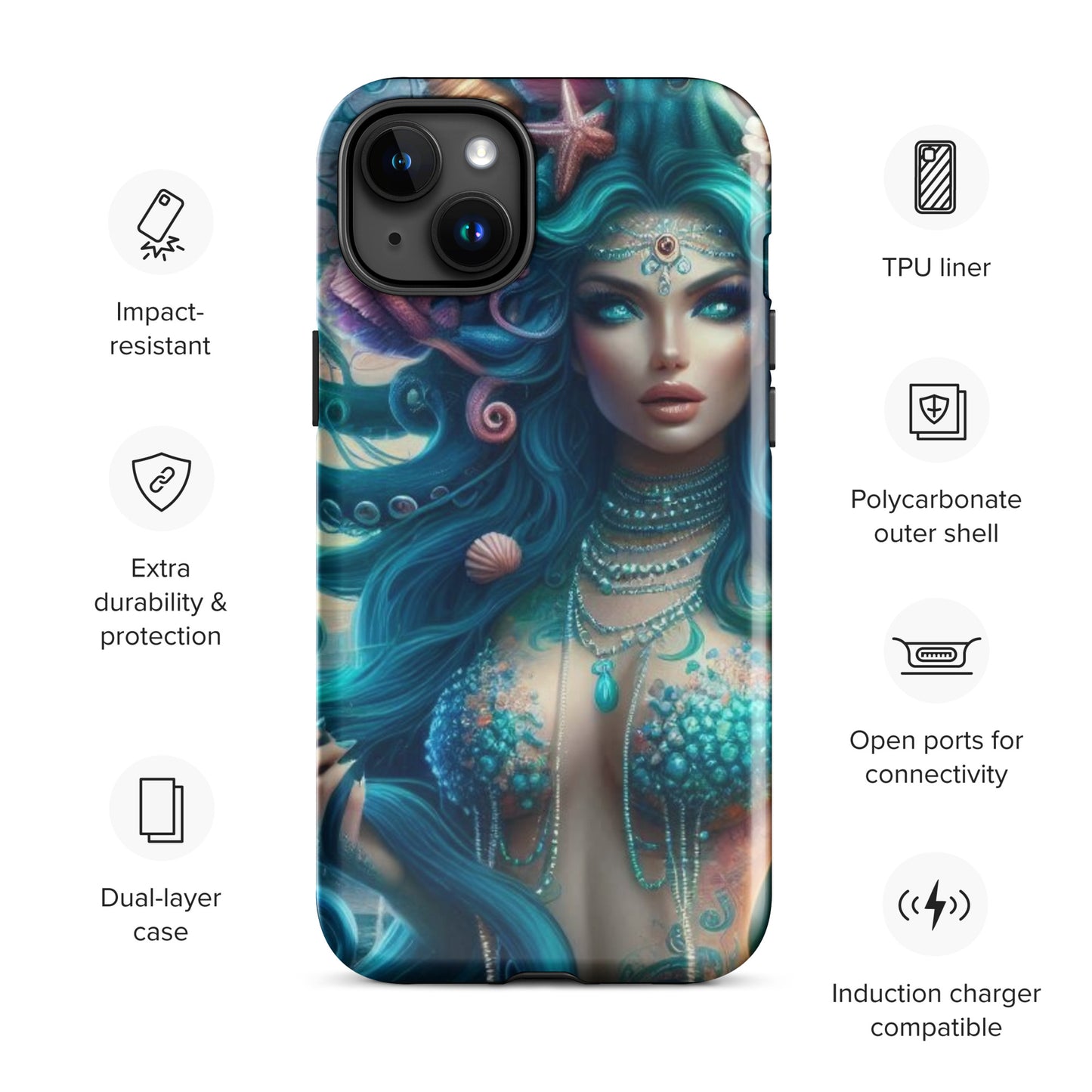 Ocean Goddess Tough Case for iPhone®