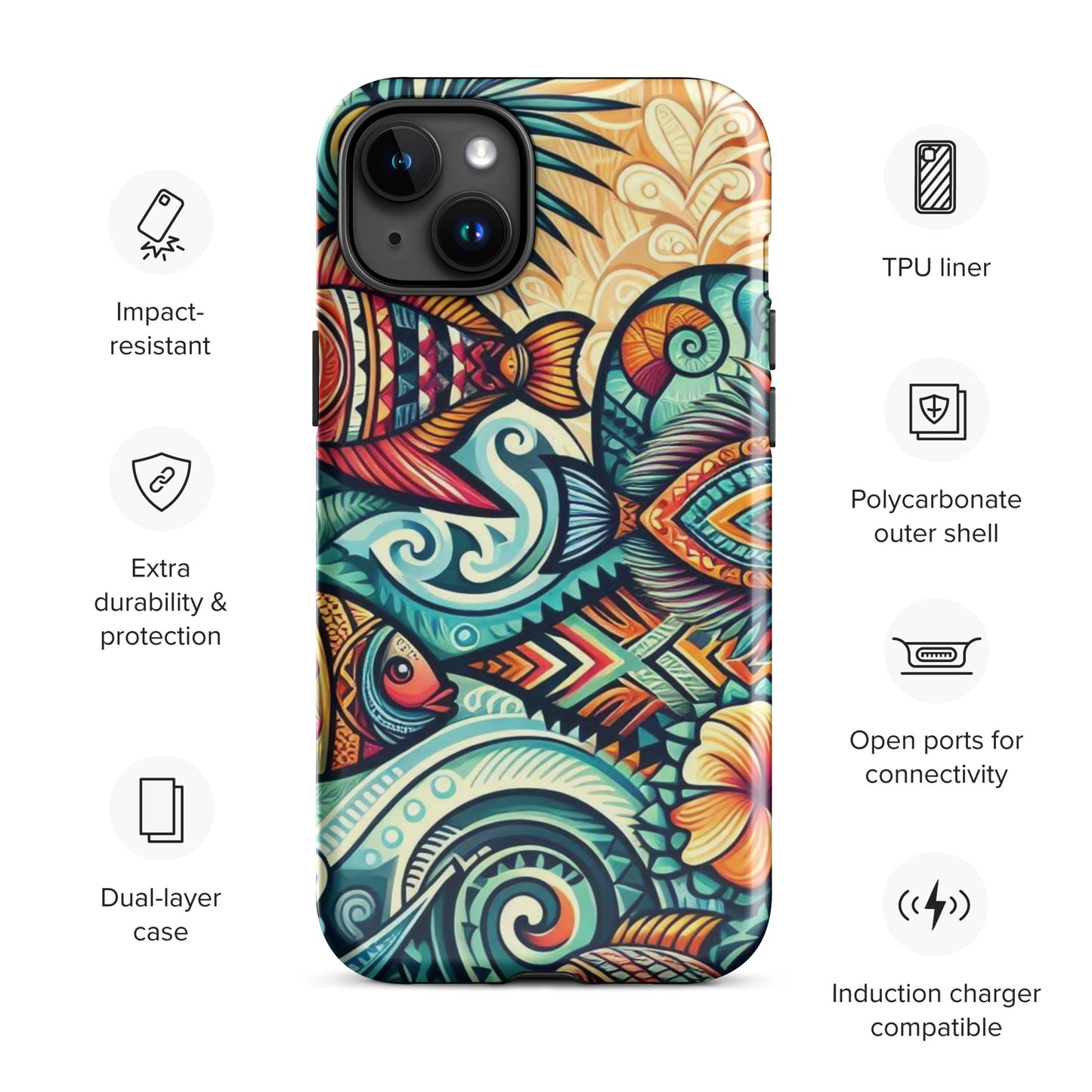 Tropical Fish Tough Case for iPhone®