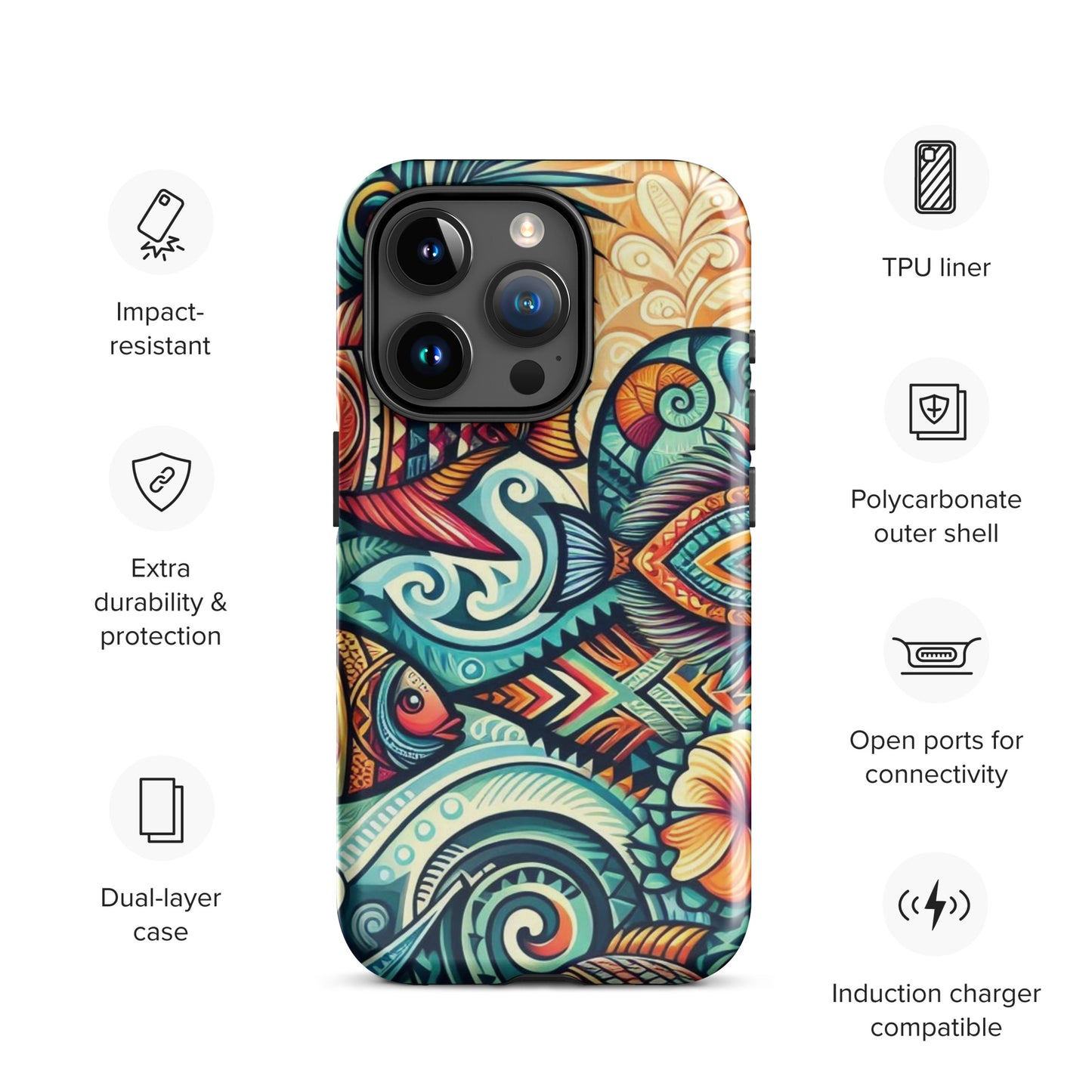 Tropical Fish Tough Case for iPhone®